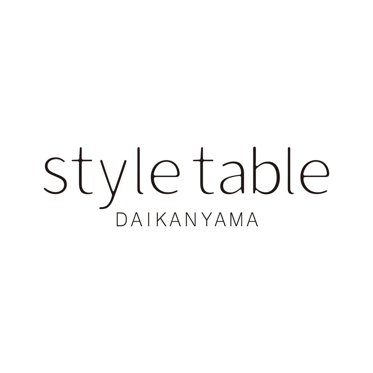 【お知らせ】「style table 代官山店」にてお取り扱いが開始します